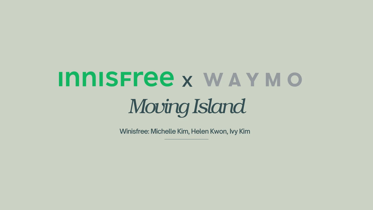 Innisfree × Waymo project preview