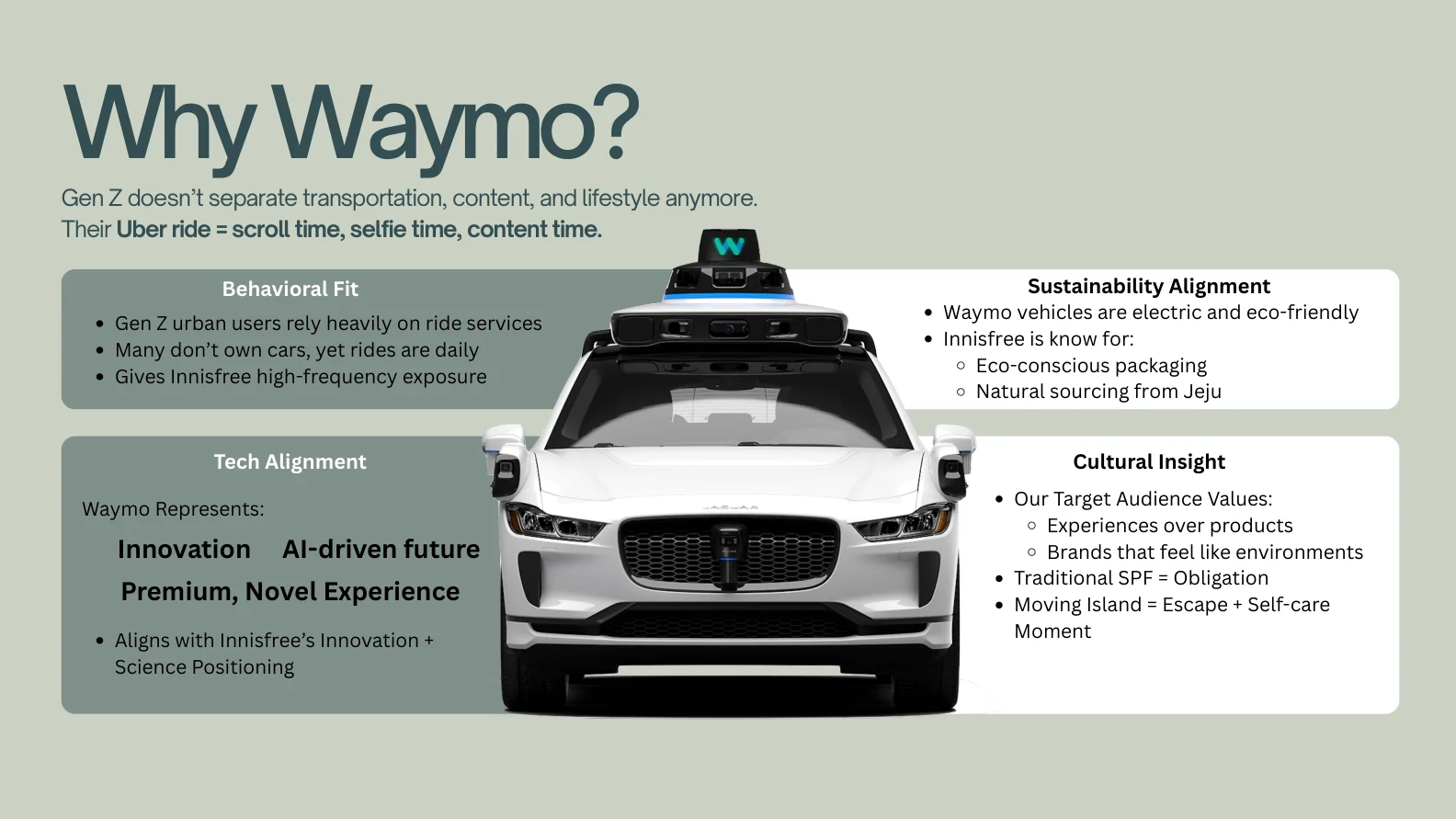 Innisfree × Waymo project image 1